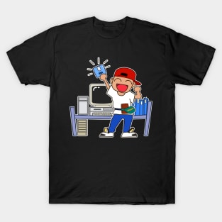 Kintaro Save Disk With Desk T-Shirt